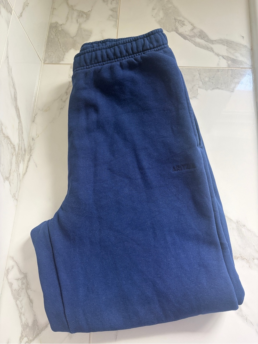 Aritzia Navy Blue Cozy Sweatfleece Pants